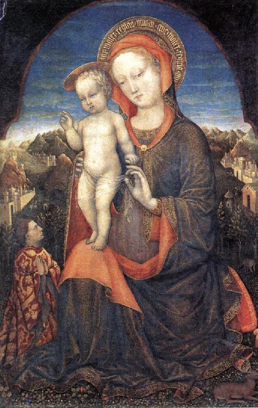 BELLINI, Jacopo Madonna and Child Adored by Lionello d Este Germany oil painting art